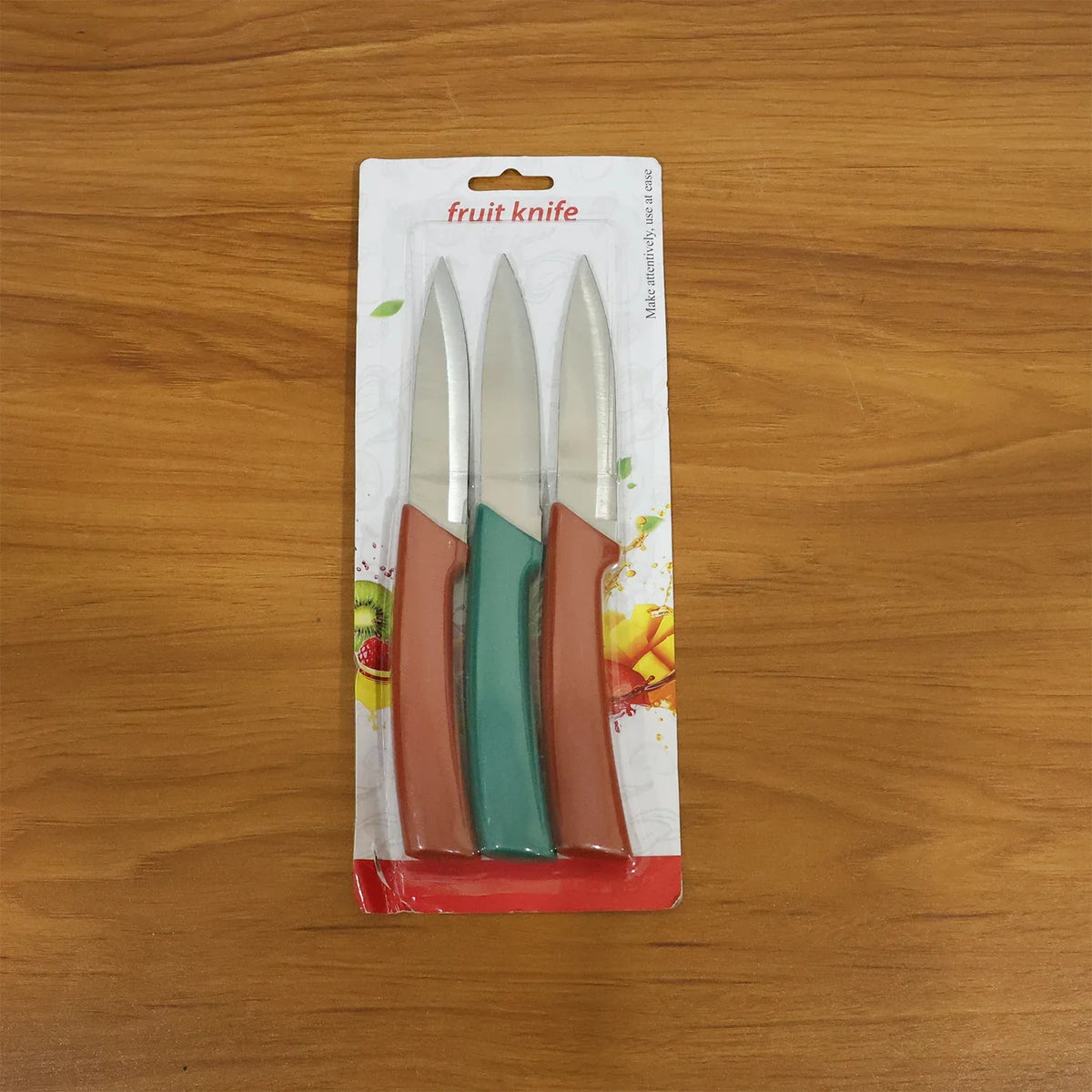 Multipurpose Kitchen Fruit Vegetable Cutting Knife Set (Pack Of 3) - Zidbik