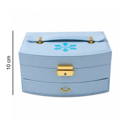Premium Multi Layer Jewelry Storage Box With Mirror (1 Set)