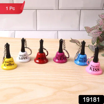 Mini Hand Bell With Keychain (1 Pc) - Zidbik