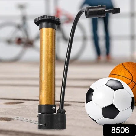 8506 Hand Air Ball Pump Metal Portable High Pressure Air Pump Mini Basketball Inflator For Balls Basketball Soccer Volleyball Football Inflatable And More - Zidbik