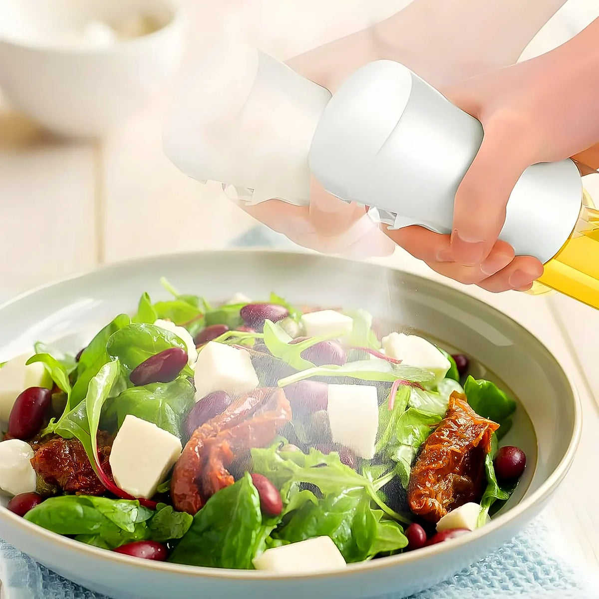 Plastic Oil Spray Bottle - Versatile Kitchen Gadgets (250 Ml Approx  With White Box) - Zidbik