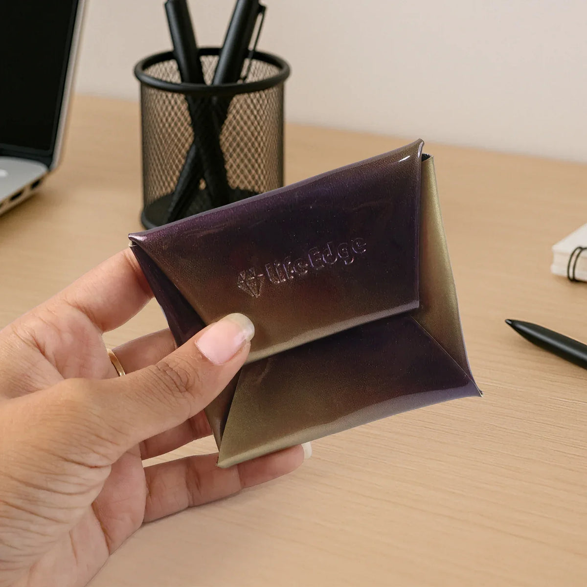 Premium Foldable Pu Leather Coin Pouch (1 Pc) - Zidbik