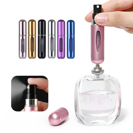 Mini Portable Perfume Empty Spray Bottle (1 Pc Mix Color) - Zidbik