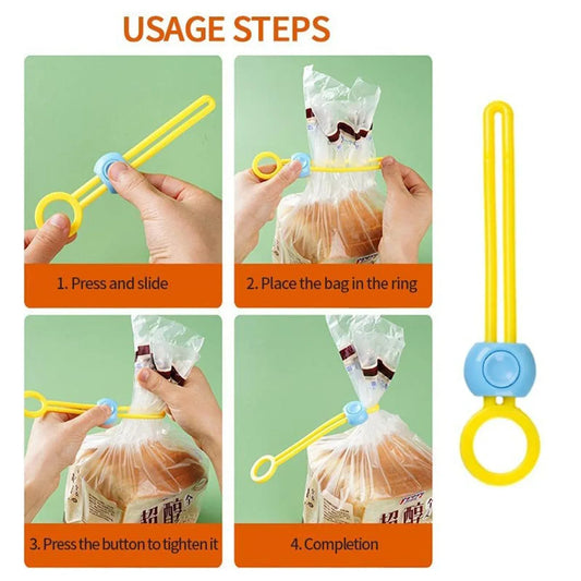 17570 Bag Clips Food Clips Multi-purpose Sealer Reusable Cable Ties Cord Organizer Bag Clips Food Clips For Home Kitchen Office (1 Pc) - Zidbik