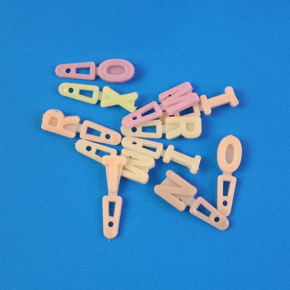 Alphabet Letter Beads Set For Craft Decoration (1 Set) - Zidbik