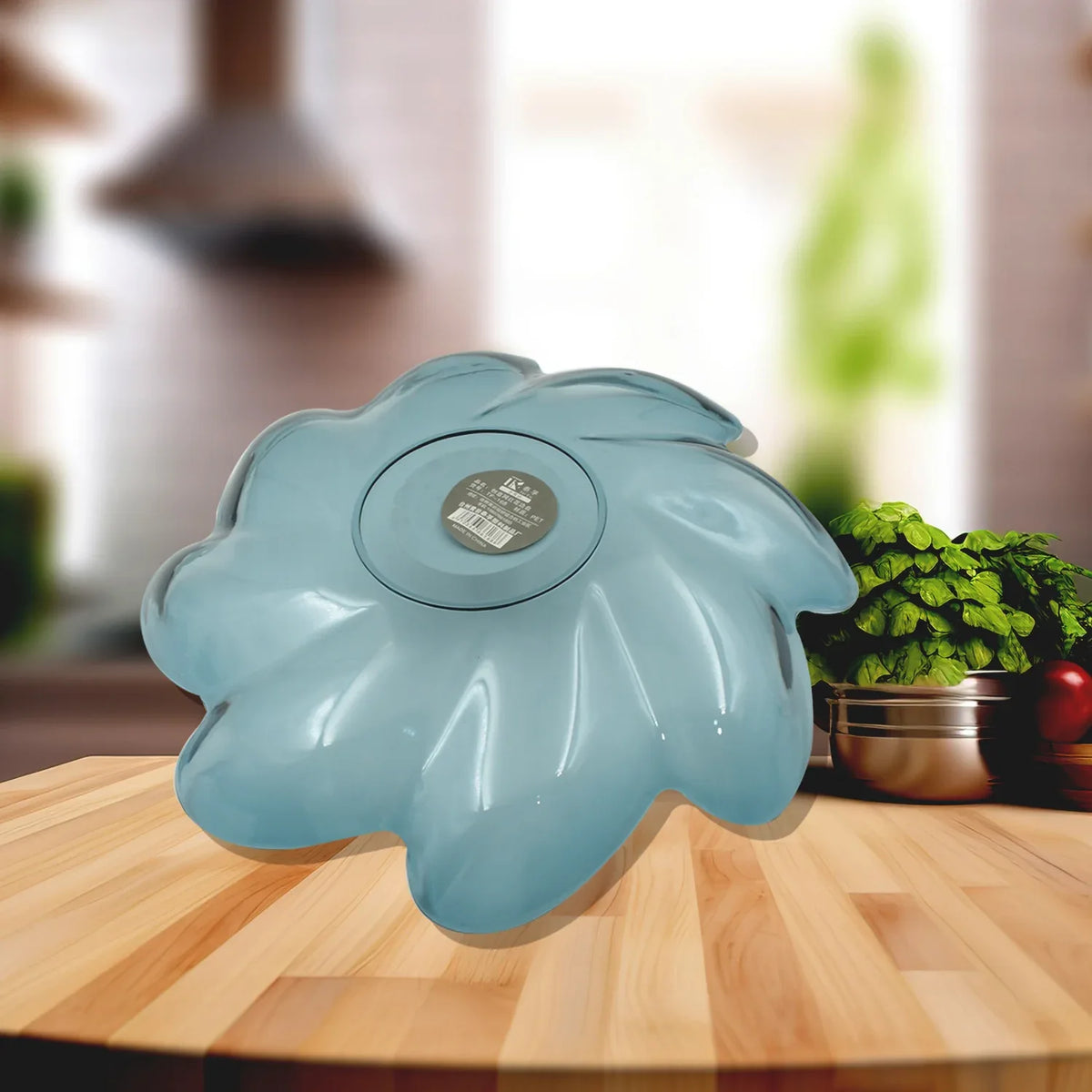 5535 Flower Shape Plastic Dinner  Fruit Plate   Tray  Snacks  Breakfast Plate Friendly Plastic Plate For Kids Party Supplies Birthday Holiday Party Dinnerware Supplies (1 Pc) - Zidbik