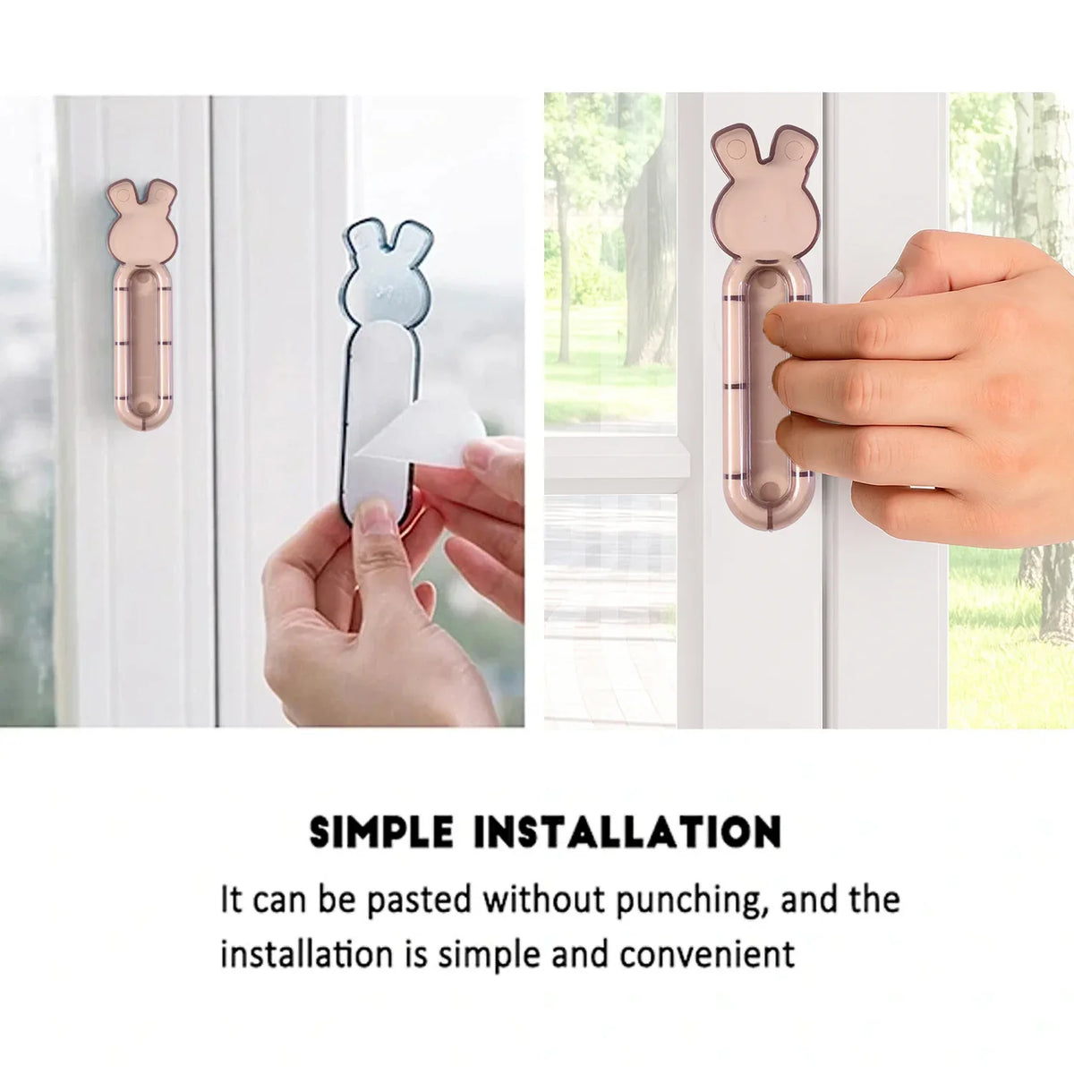 Self Stick Push Pull Helper (1 Pc) - Zidbik
