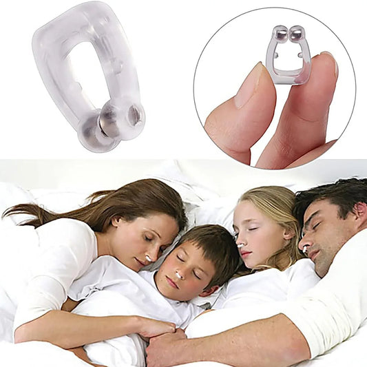 0349 Anti Snore Device For Men And Woman Silicone Magnetic Nose Clip For Heavy Snoring Sleeper Snore Stopper Anti Snoring Device (1 Pc) - Zidbik