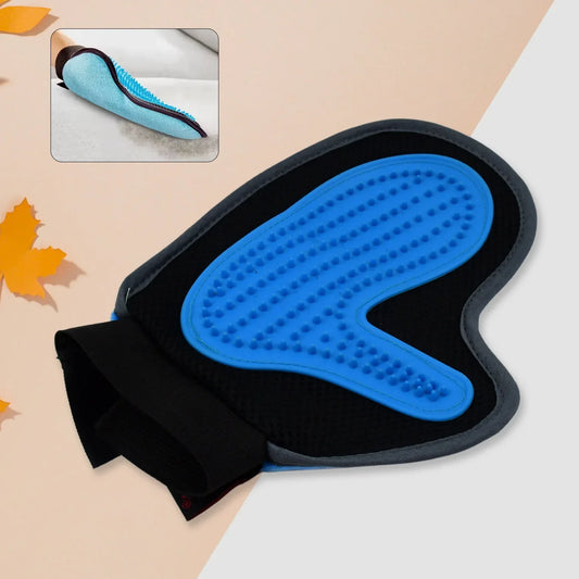 Pet Grooming Glove -nbsp Humanized Descending Brush Glove (1 Pc) - Zidbik