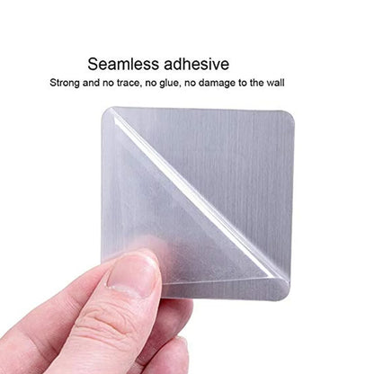 1158 Wall Mounted Self Sticky Hooks For Body Wash Shampoo Bottle Wall Storage Strong Adhesive Hook Power Plug Socket Hanger Holder Multi Color (1pc) - Zidbik