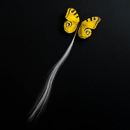 Led Butterfly Hair Braid Clip (Mix Color 1 Pc) - Zidbik
