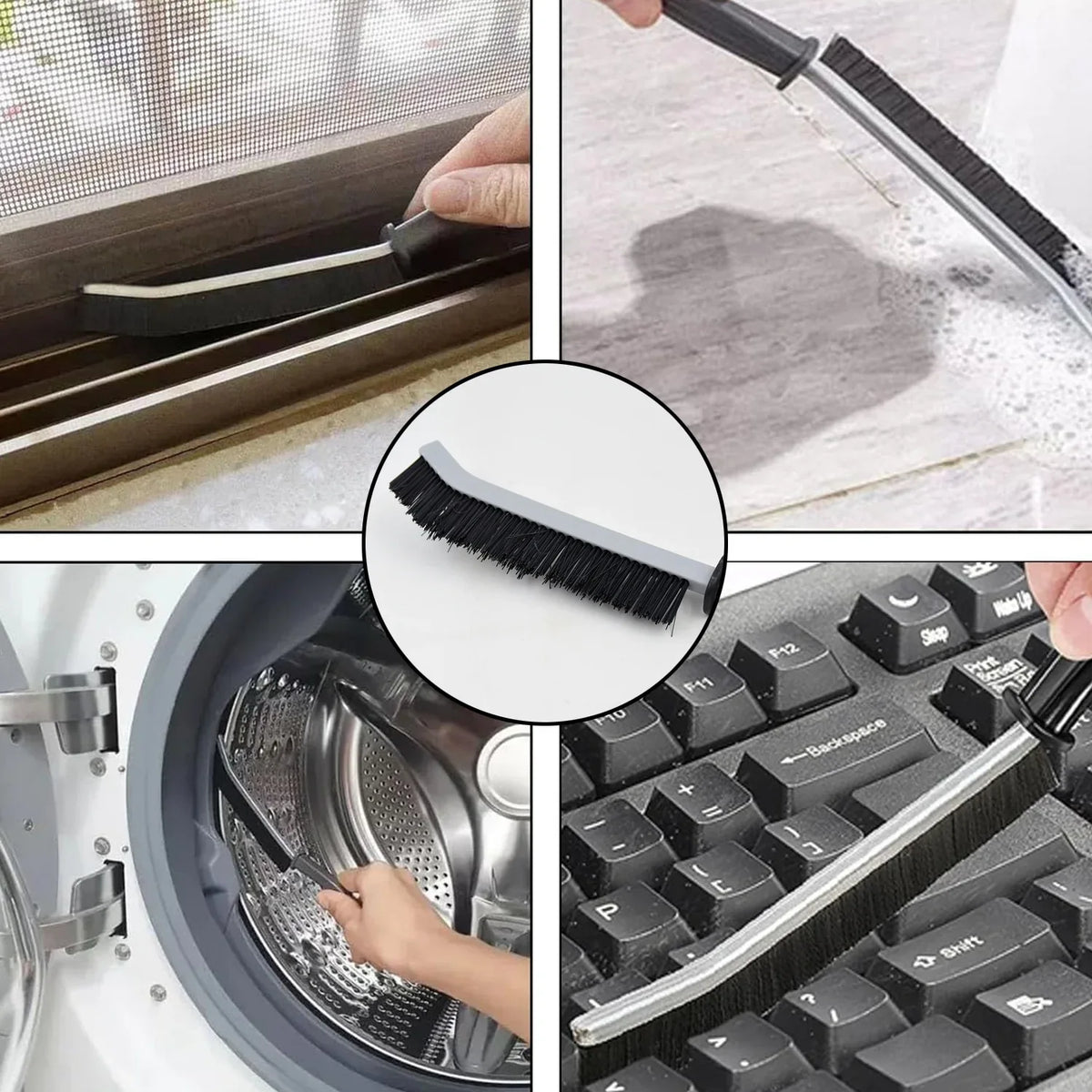 Multifunctional Crevice Cleaning Brush Gap Cleaning Brush (1 Pc 23 Cm) - Zidbik
