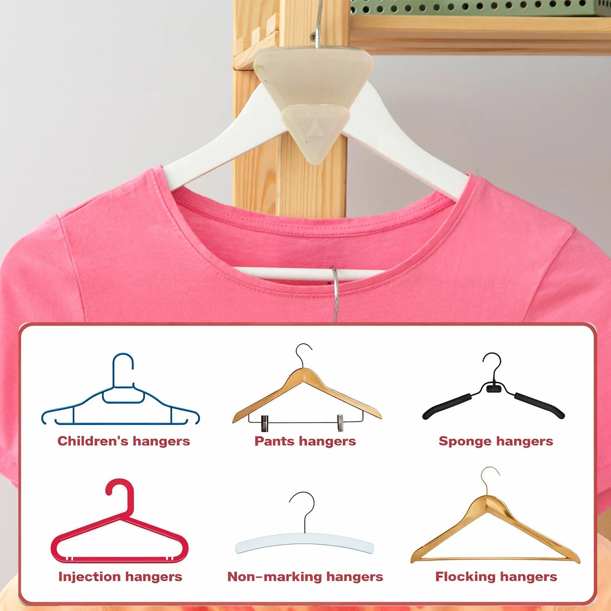 Multi-functional Plastic Triangle Hanger Connector Hooks 5 Pcs Set - Zidbik
