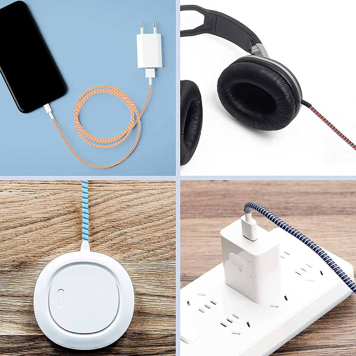 Flexible Spiral Cable Protector Sleeve (1 Pc) - Zidbik