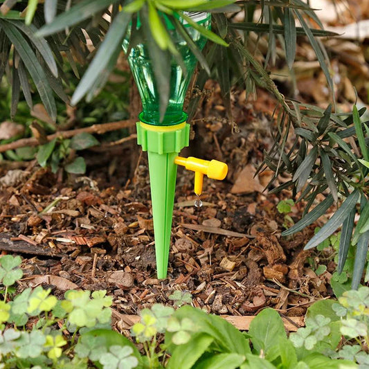 7412 Plant Watering Spikes Self Watering Spikes Water Dripper For Plants Adjustable Plant Watering Devices With Slow Release Control Valve Switch (1pc) - Zidbik
