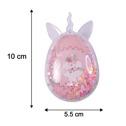 Cute Unicorn Theme Magic Floating Glitter Hair Comb (1 Pc)