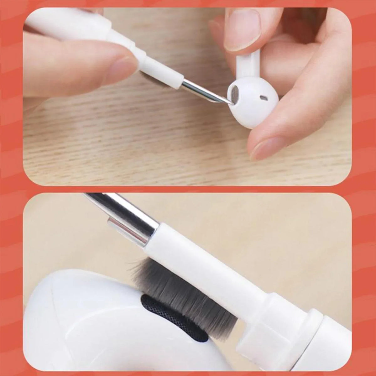 6251 5in1 Multi-function Soft Dust Clean Bush For Computer Cleaning With Corner Gap Duster Keycap Puller Remover For Gamer Pc - Zidbik
