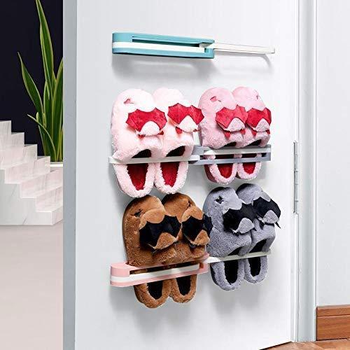 1122 Multifunction Folding Slippersshoes Hanger Organizer Rack - Zidbik