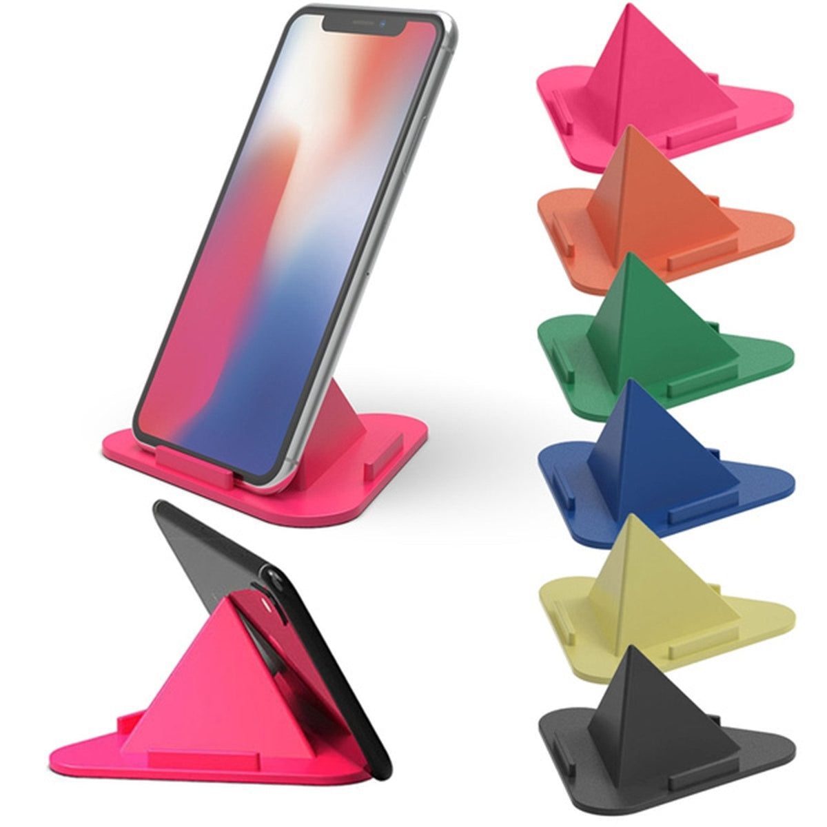 4615 Pyramid Mobile Stand With 3 Different Inclined Angles - Zidbik