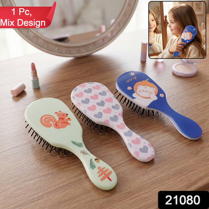 Fun And Colorful Mix Design Kids Hair Comb (1 Pc Mix Design)