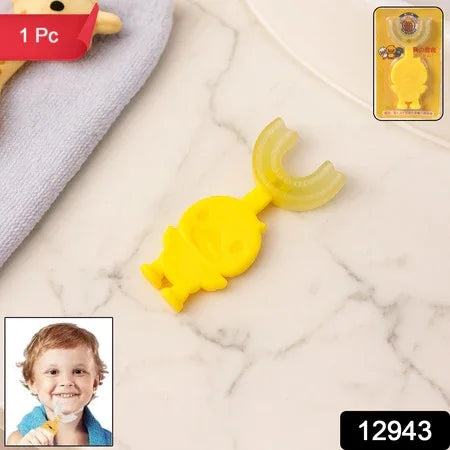 Cute Cartoon Duck U-shape Baby Toothbrush (1 Pc Mix Color) - Zidbik
