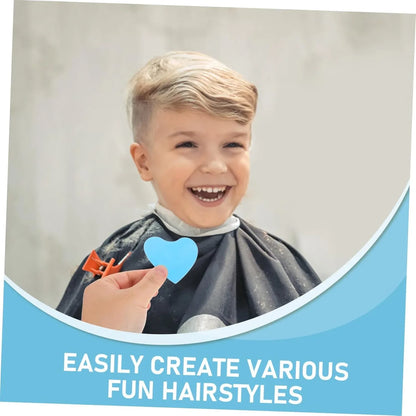 Haircut Design Stencil Set 6-in-1 Safe Hair Trimmer Molds - Zidbik