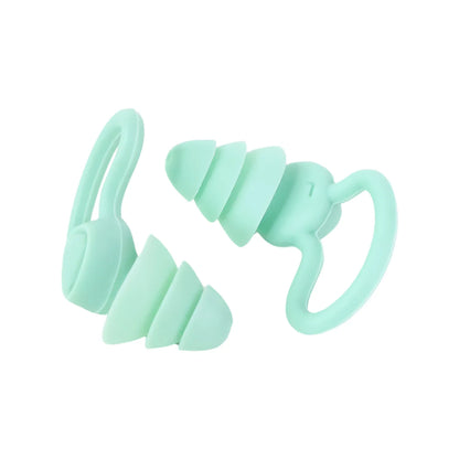 Premium Layered Silicone Noise Reduction Earplugs (1 Pair) - Zidbik