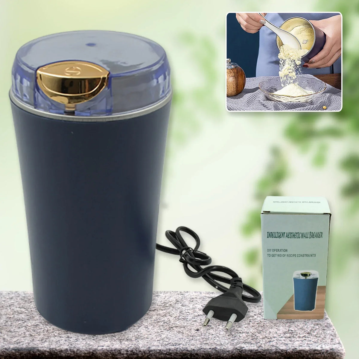 5324 Mini Mixer Small Blander Power Full Mini Grinder Electric Coffee Bean Grinder Grinder Machine Portable Grinder For Home And Office. - Zidbik