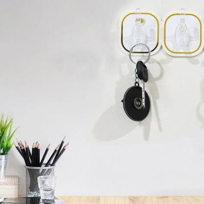 Transparent Adhesive Wall Hook (6 Pcs Set) - Zidbik