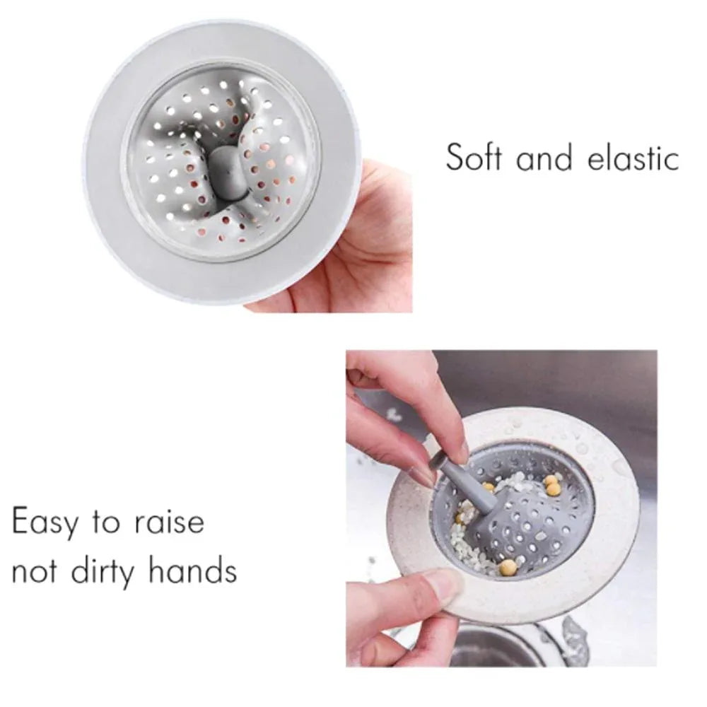 1120 Silicon Sink Strainer Kitchen Drain Basin Basket Sink Drainer - Zidbik