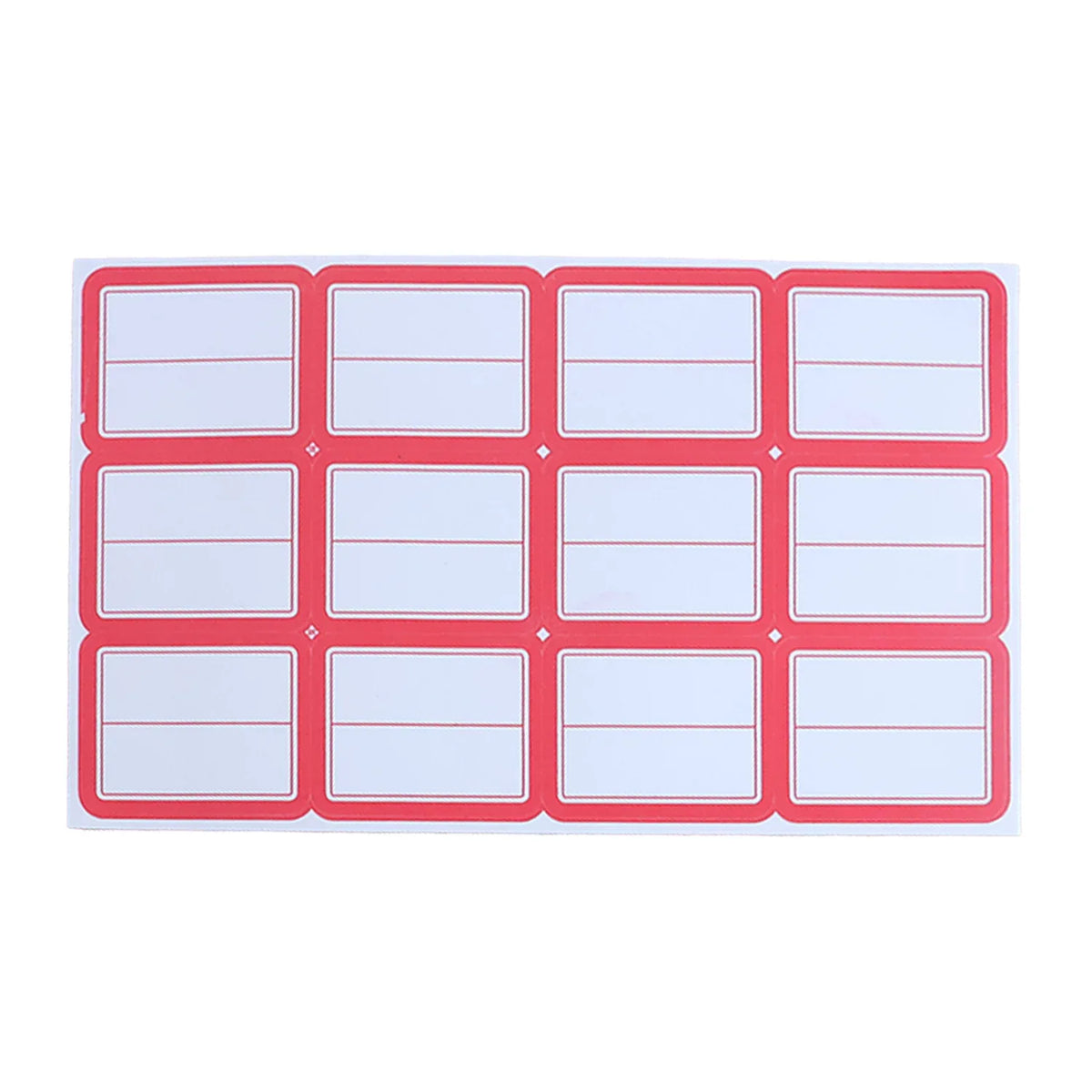 Writable Label Stickers 50 Sheets - Zidbik