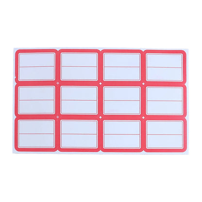 Writable Label Stickers 50 Sheets - Zidbik