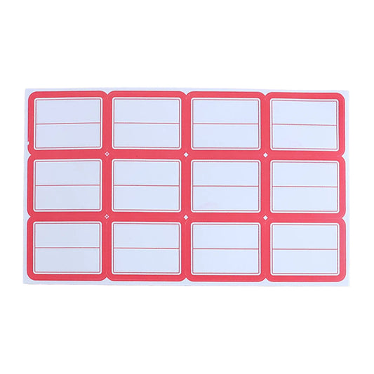 Writable Label Stickers 50 Sheets - Zidbik
