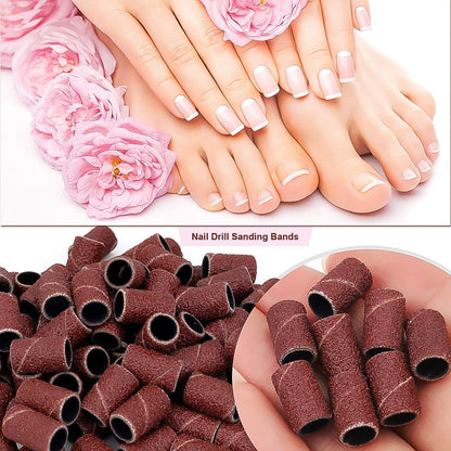 Nail Drill Sanding Band Machine Replacement Bits Pedicure Tool (10 Pcs Set) - Zidbik