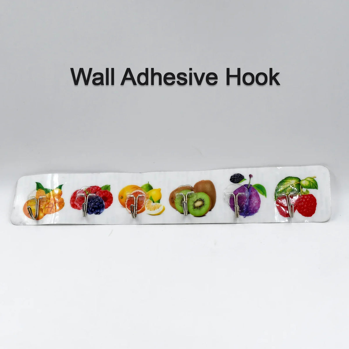 4868 Tranparent Wall Hook Strong Wall Hook Adhesive Hook Wall Hooks High Quality Premium Hook For Home Office Multiuse Hook ( 6pc ) - Zidbik