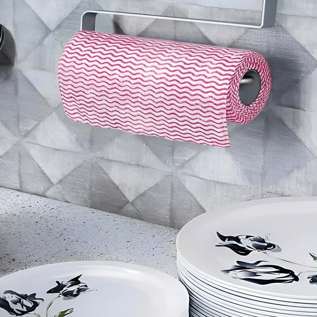 Multipurpose Reusable Kitchen Cleaning Cloth Multi Pulls Roll (1 Roll) - Zidbik
