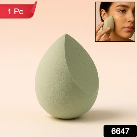 Makeup Sponge For Blending Liquid Foundations Powders And Creams (Multicolor  1 Pc) - Zidbik