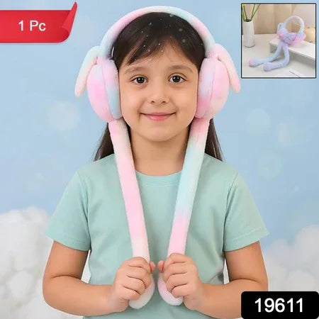 Soft Plush Winter Earmuffs For Kids (1 Pc) - Zidbik