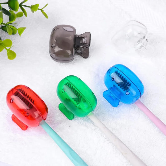 Plastic Toothbrush Head Cover Cap (1 Pc) - Zidbik