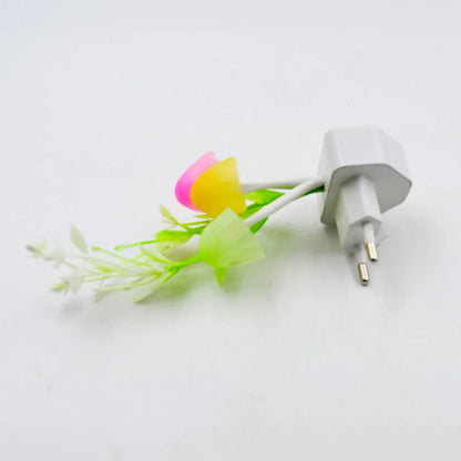 0239a Fancy Color Changing Led Mushroom Night Light Kids Beautiful Color Led Illumination Automatic Onoff Light Sensor Night Lamp - Zidbik