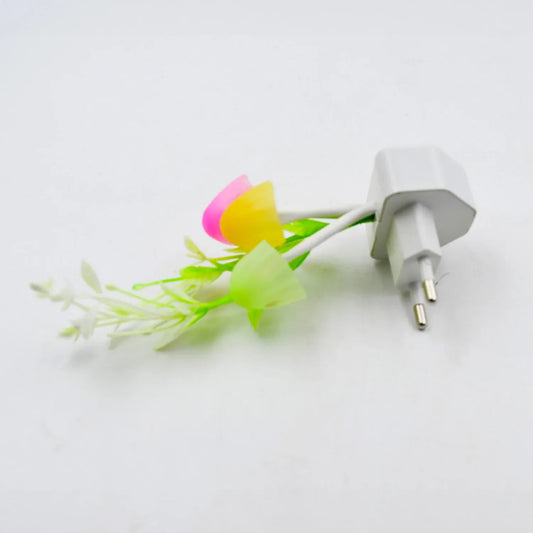 0239a Fancy Color Changing Led Mushroom Night Light Kids Beautiful Color Led Illumination Automatic Onoff Light Sensor Night Lamp - Zidbik