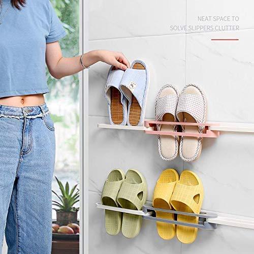 1122 Multifunction Folding Slippersshoes Hanger Organizer Rack - Zidbik