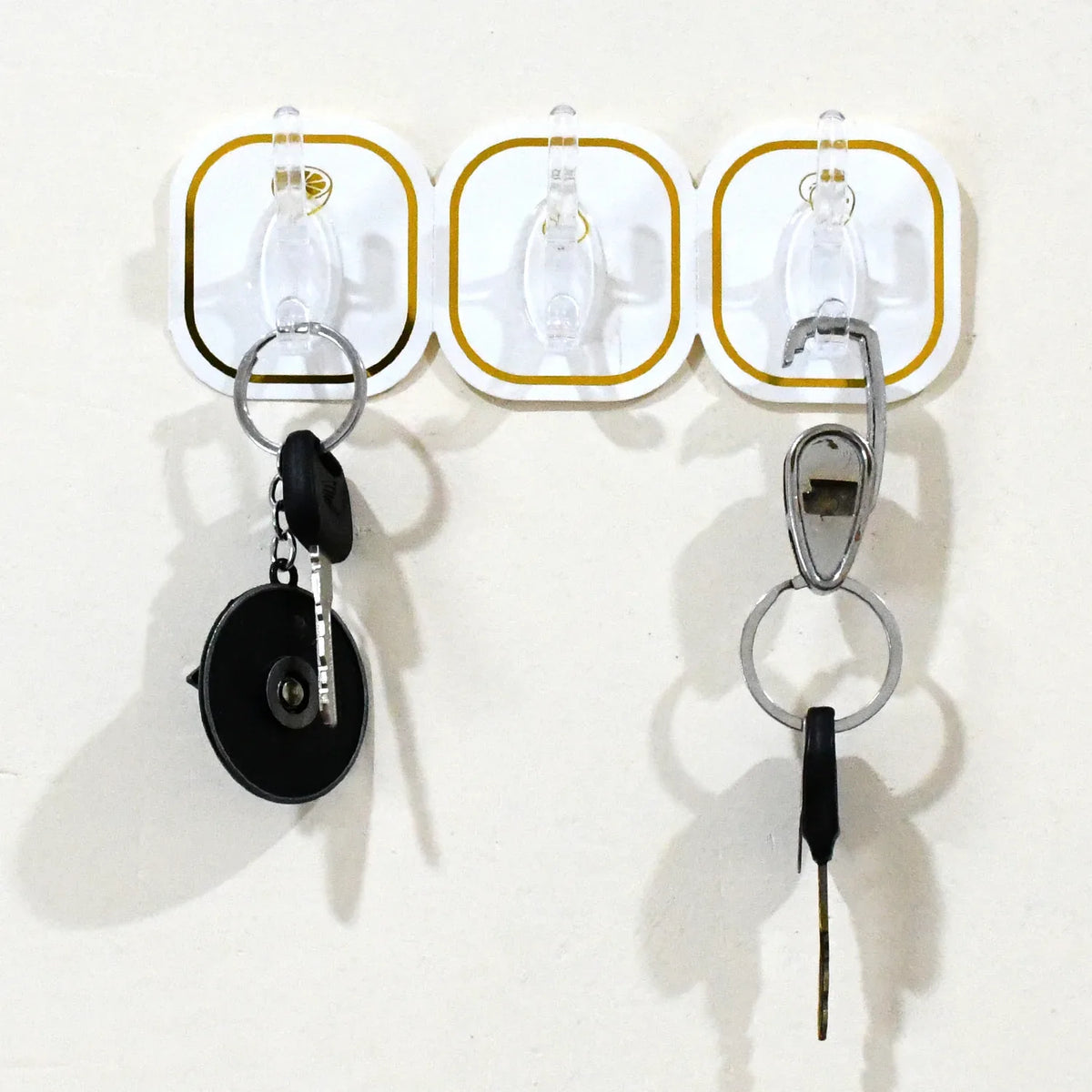 Transparent Adhesive Wall Hook (6 Pcs Set) - Zidbik