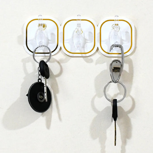 Transparent Adhesive Wall Hook (6 Pcs Set) - Zidbik