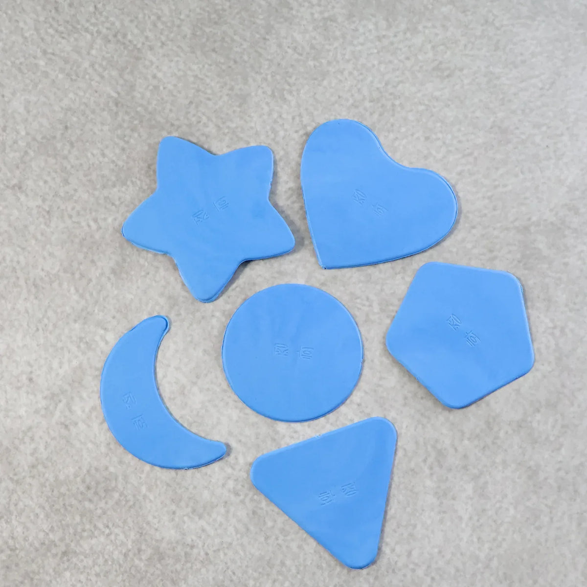 Haircut Design Stencil Set 6-in-1 Safe Hair Trimmer Molds - Zidbik