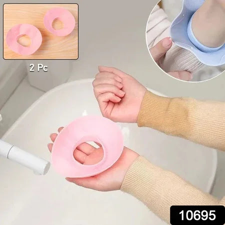 Silicone Wrist Water Stopper For Washing (2 Pc) - Zidbik
