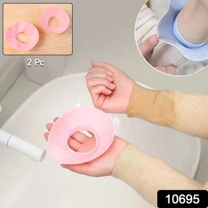 Silicone Wrist Water Stopper For Washing (2 Pc) - Zidbik
