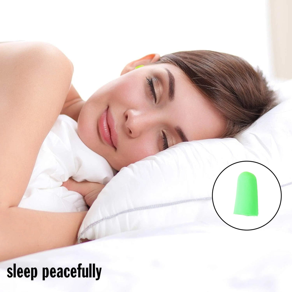 Soft Foam Earplugs - Noise-Cancelling Earplugs (4 Pairs) - Zidbik