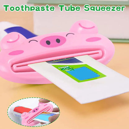 4876 Toothpaste Tube Squeezer 3.5inch Animal Toothpaste Squeezer Tube Squeezer Toothpaste Clip For Extruding Toothpaste Facial Washing Milk Tomato Sauce And Other Tubular Items ( 1 Pc ) - Zidbik