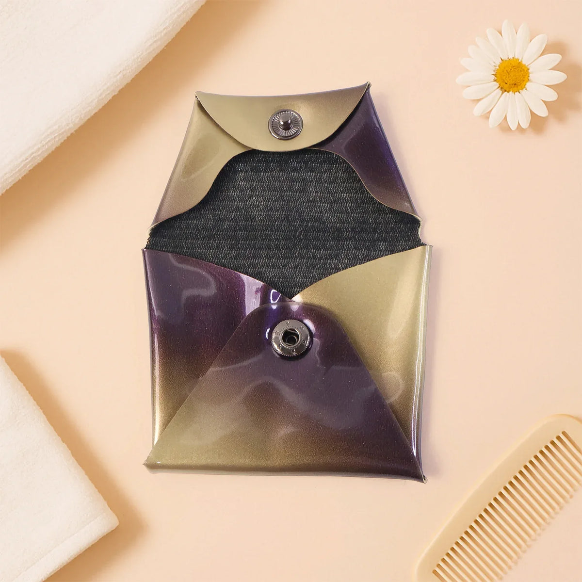 Premium Foldable Pu Leather Coin Pouch (1 Pc) - Zidbik